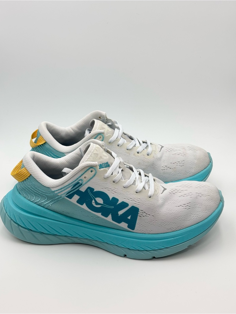 Hoka One One Carbon X Women's 1102887 WALB Running Shoes Light Blue Size 7
